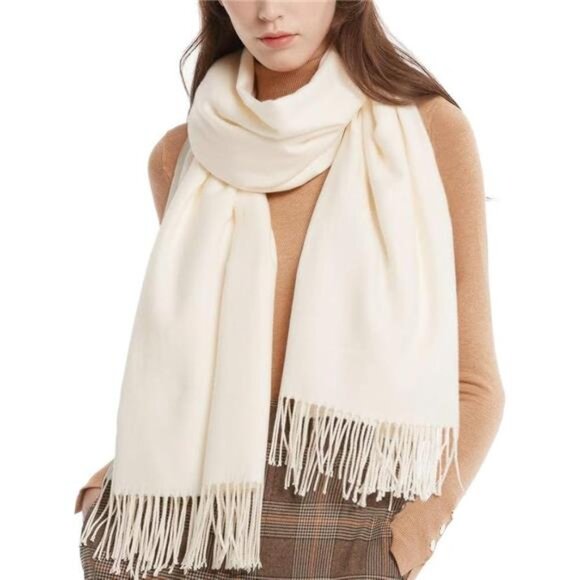 FURTALK Winter Scarf for Women Pashmina Shawl Wraps Cashmere Feel Warm Fashion - Picture 7 of 7